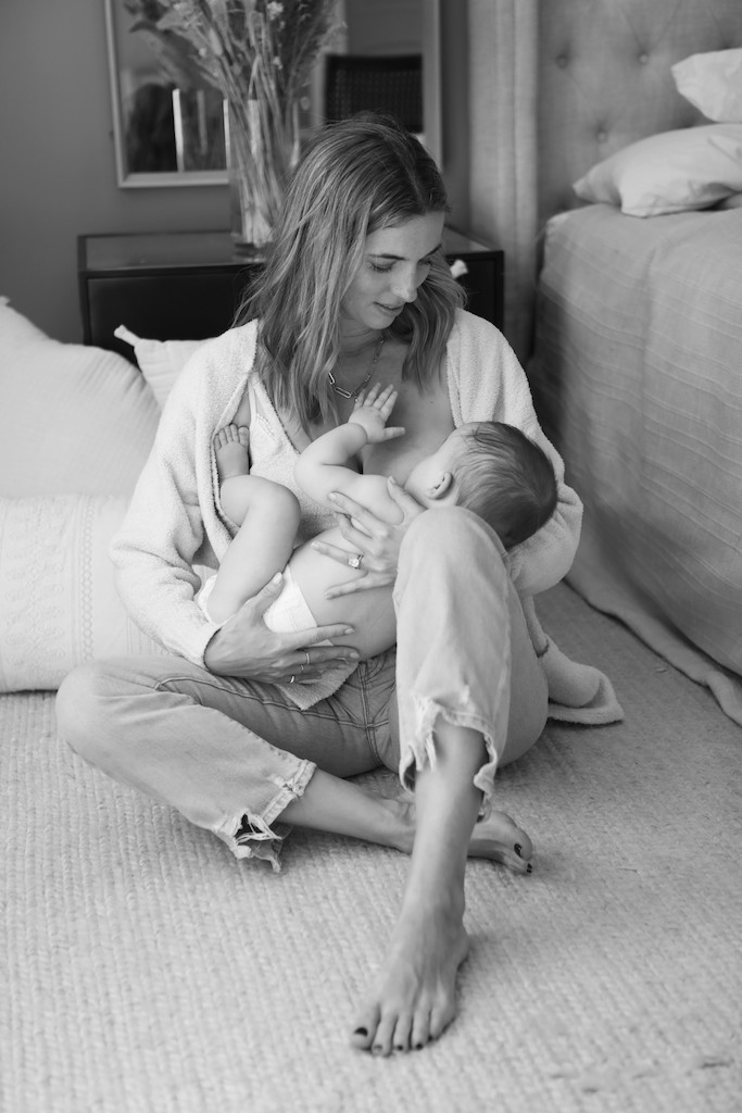 breastfeeding a child