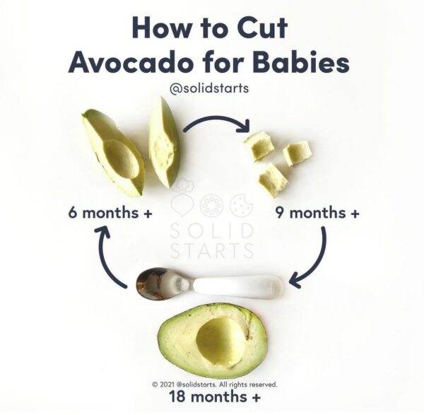 Solid Starts Avocado Cutting